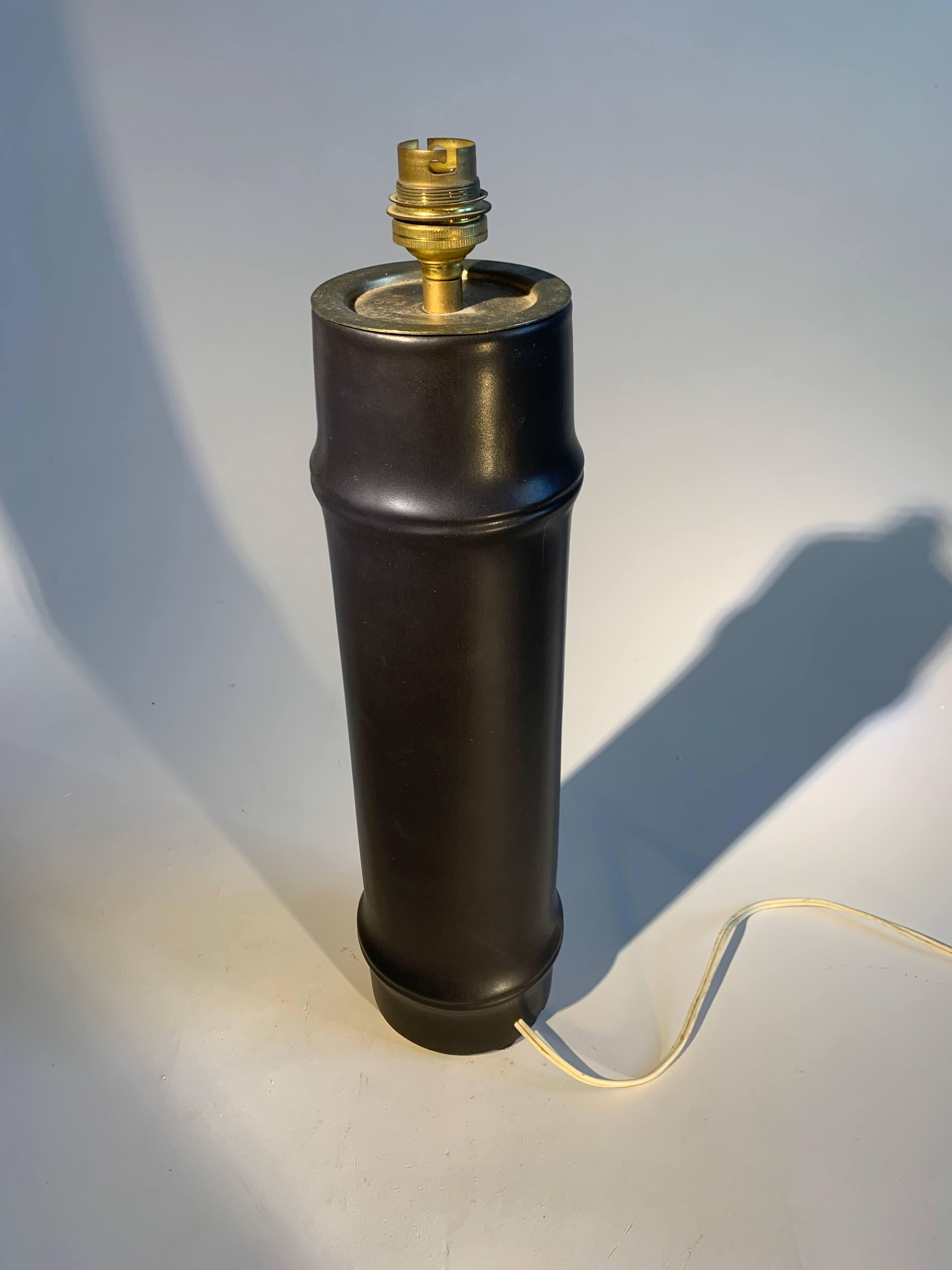 Lámpara de mesa de cerámica, Vallauris, Francia, 1950 en venta 1