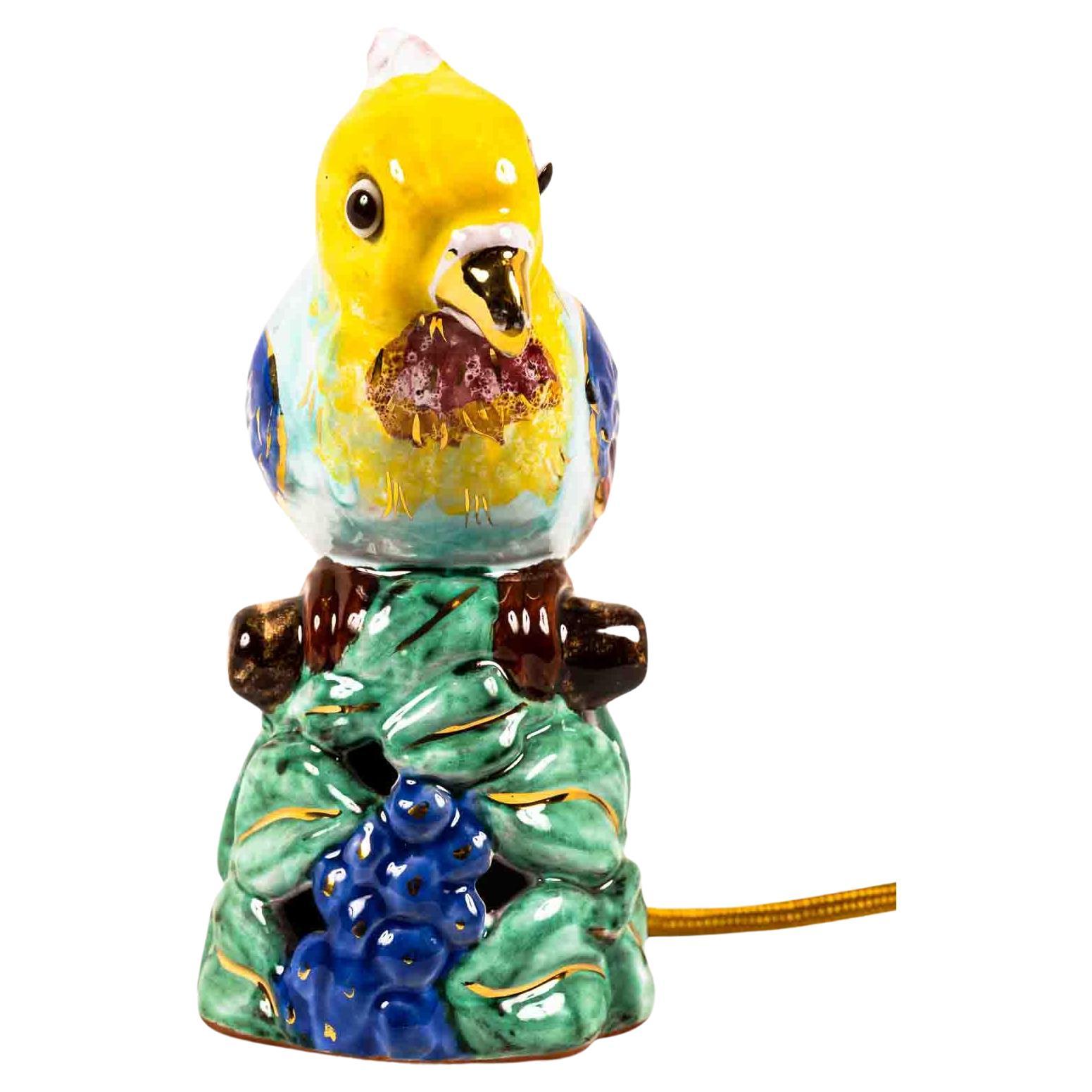 Lampada da tavolo in ceramica, Vienna, anni '20 circa in vendita