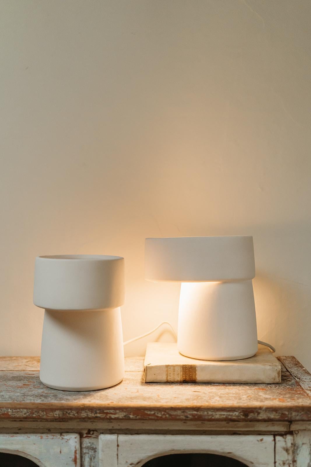 Contemporary ceramic table lamps ... For Sale