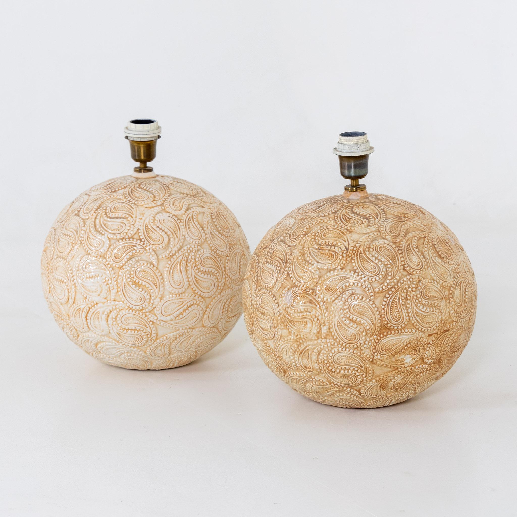 Modern Ceramic Table Lamps, 20th Century For Sale