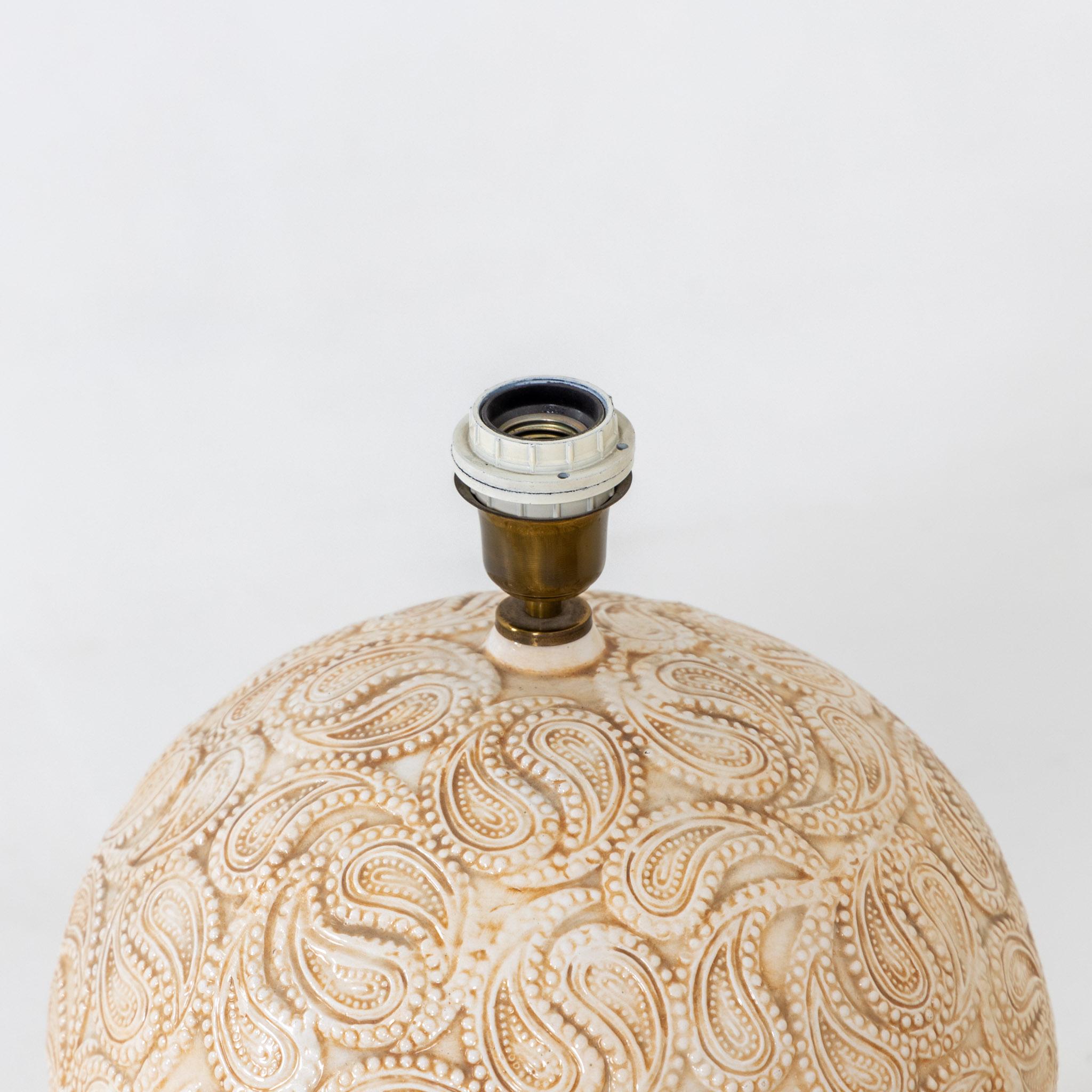 Keramik-Tischlampen, 20. Jahrhundert im Angebot 2