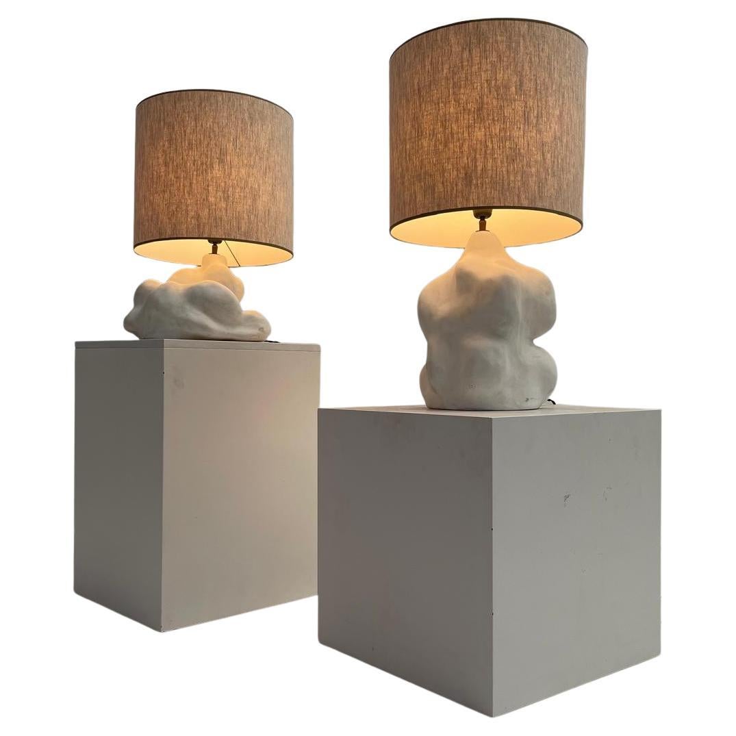 Lampes de table en céramique d'Aliette Vliers en vente