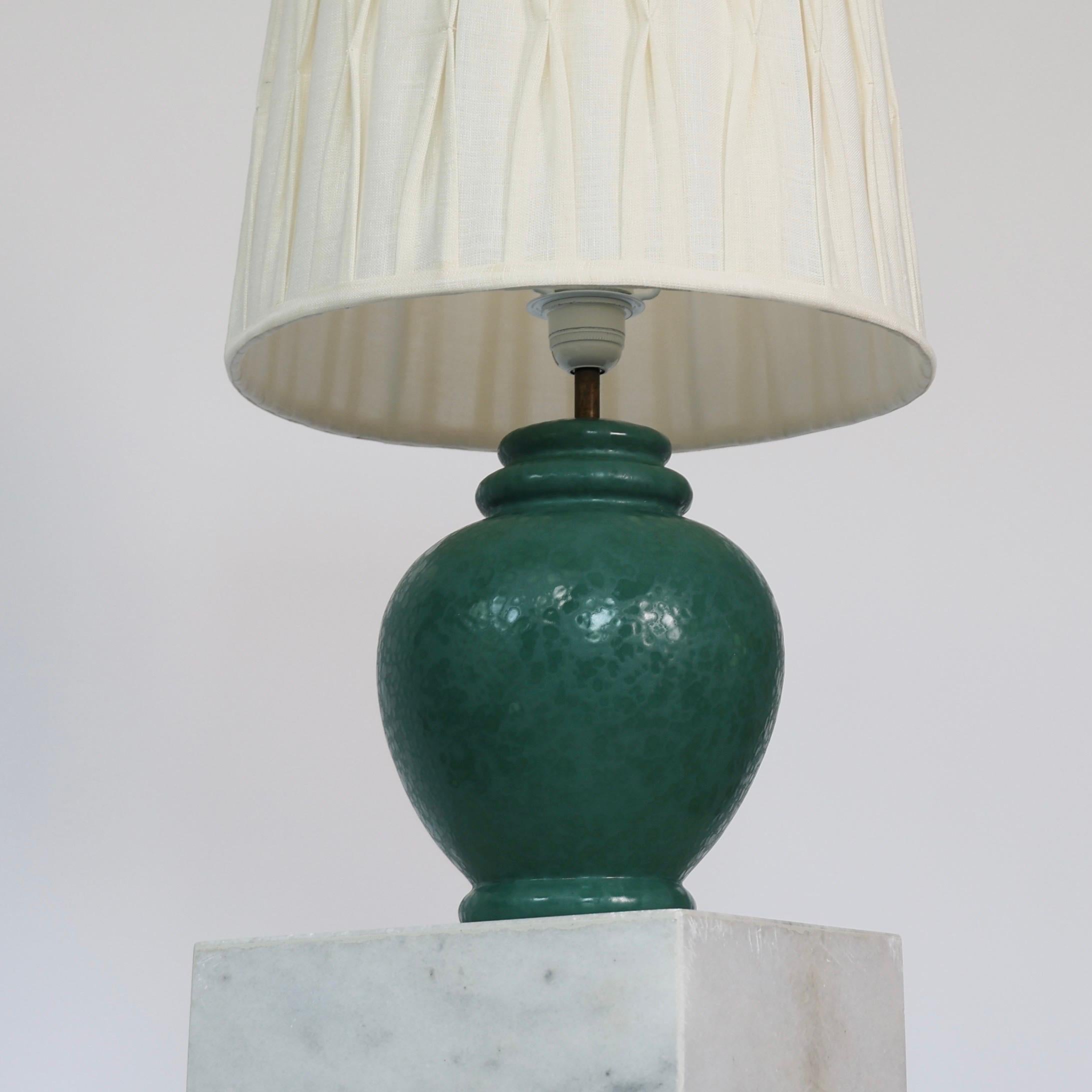 Ceramic Table Lamps by Caprani Light, 1980s, Denmark For Sale 1