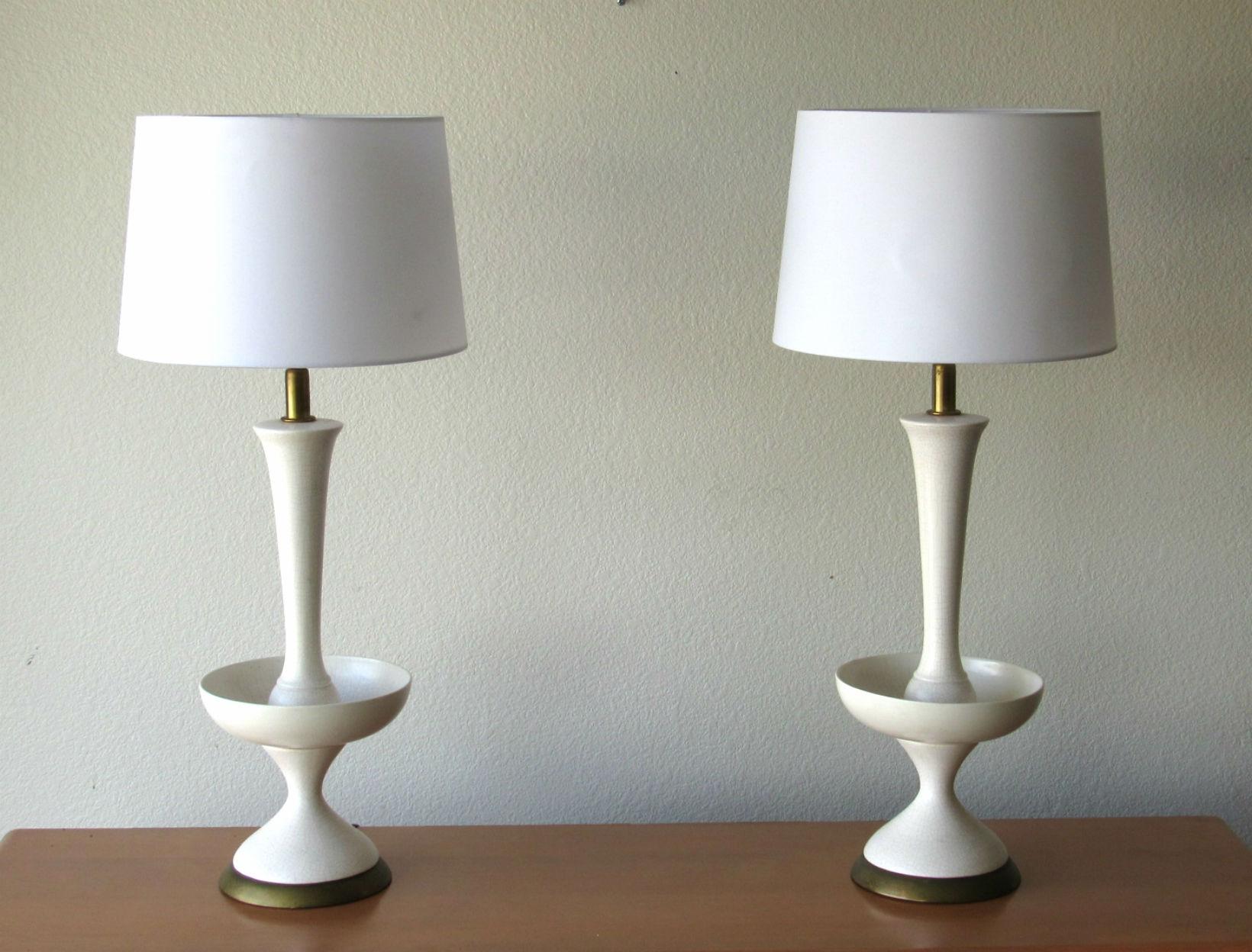 20th Century Gerald Thurston Ceramic Table Lamps 