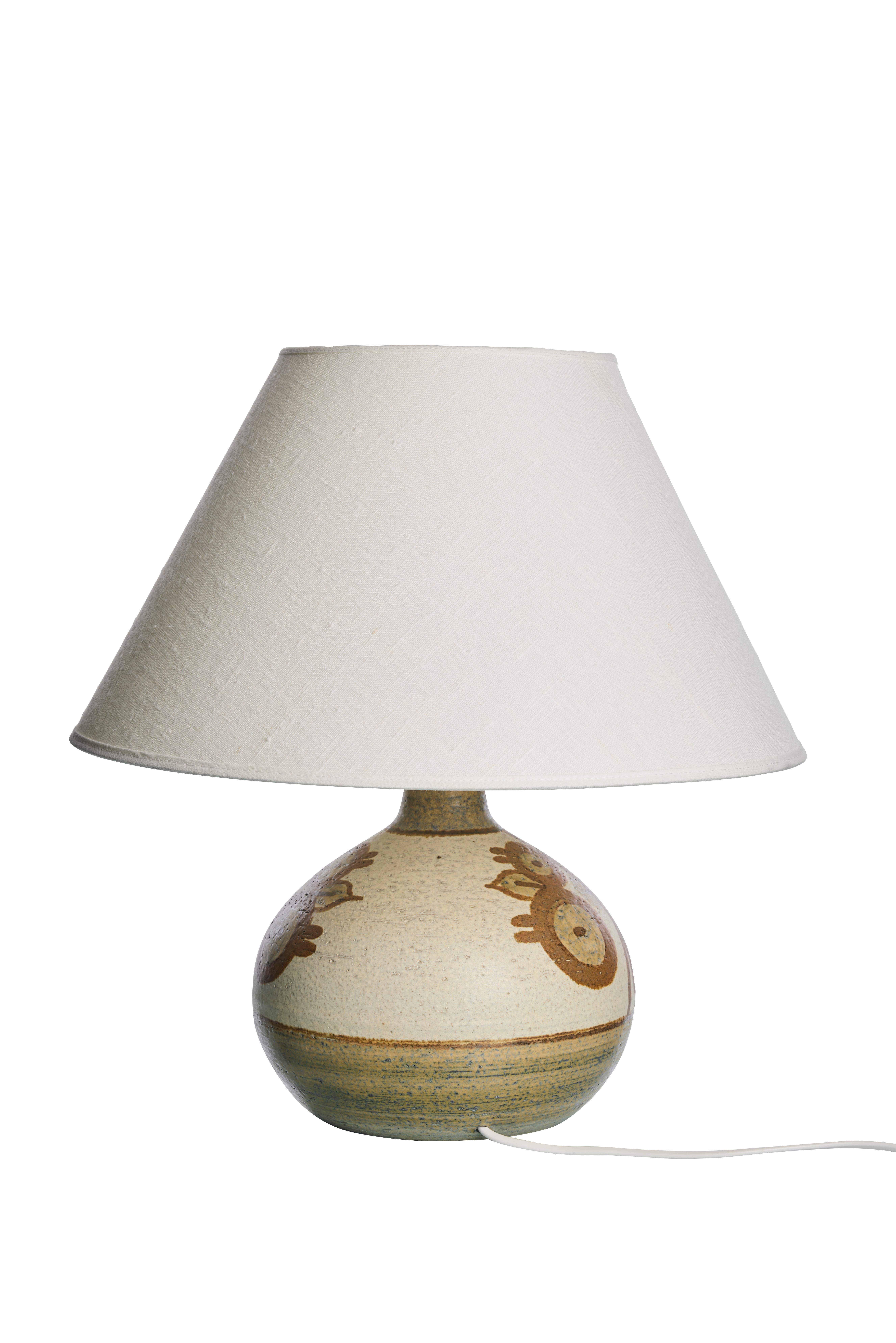 Mid-Century Modern Ceramic Table Lamps by Noomi Backhausen for Søholm Denmark, 1960s