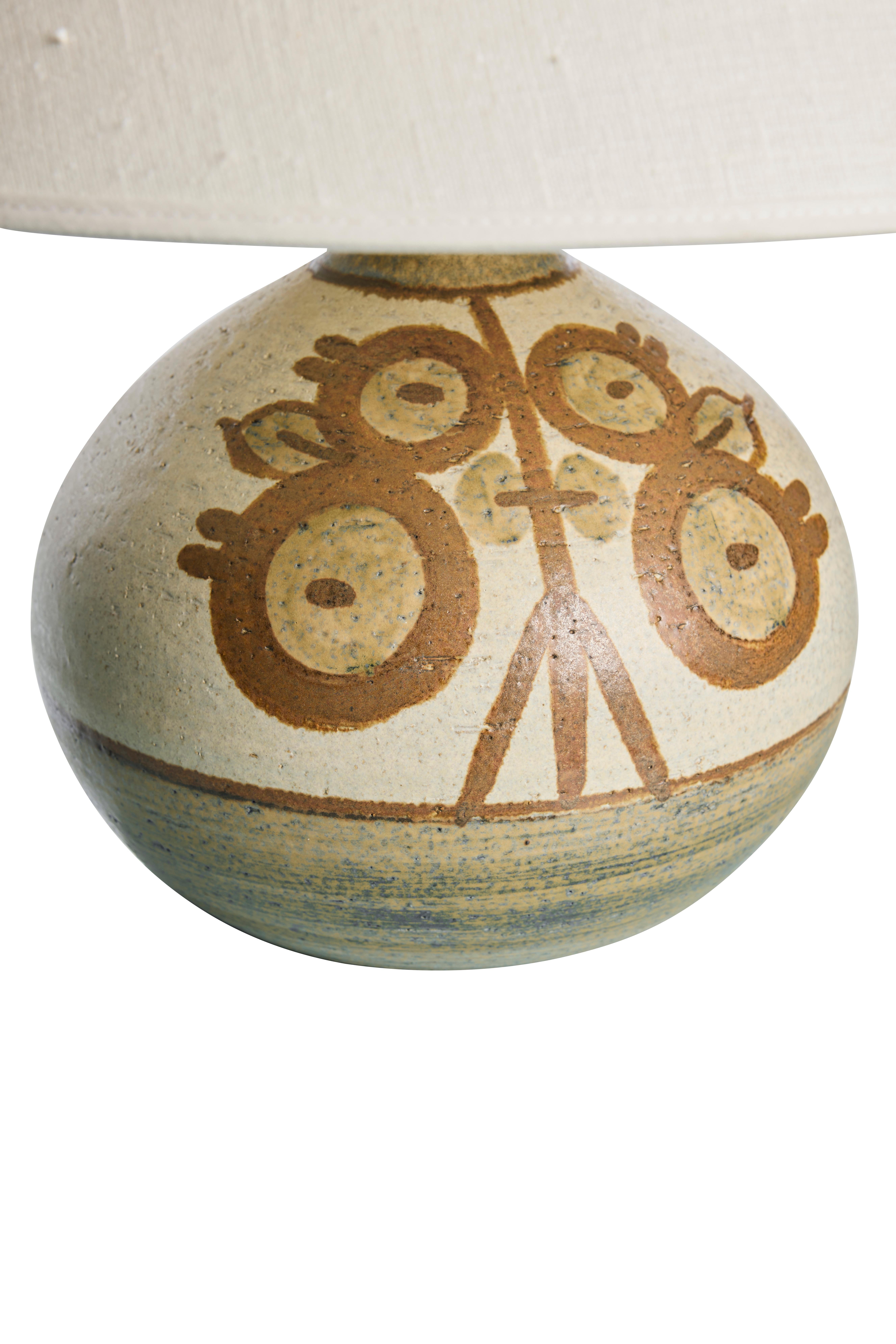 Ceramic Table Lamps by Noomi Backhausen for Søholm Denmark, 1960s In Good Condition In Göteborg, SE