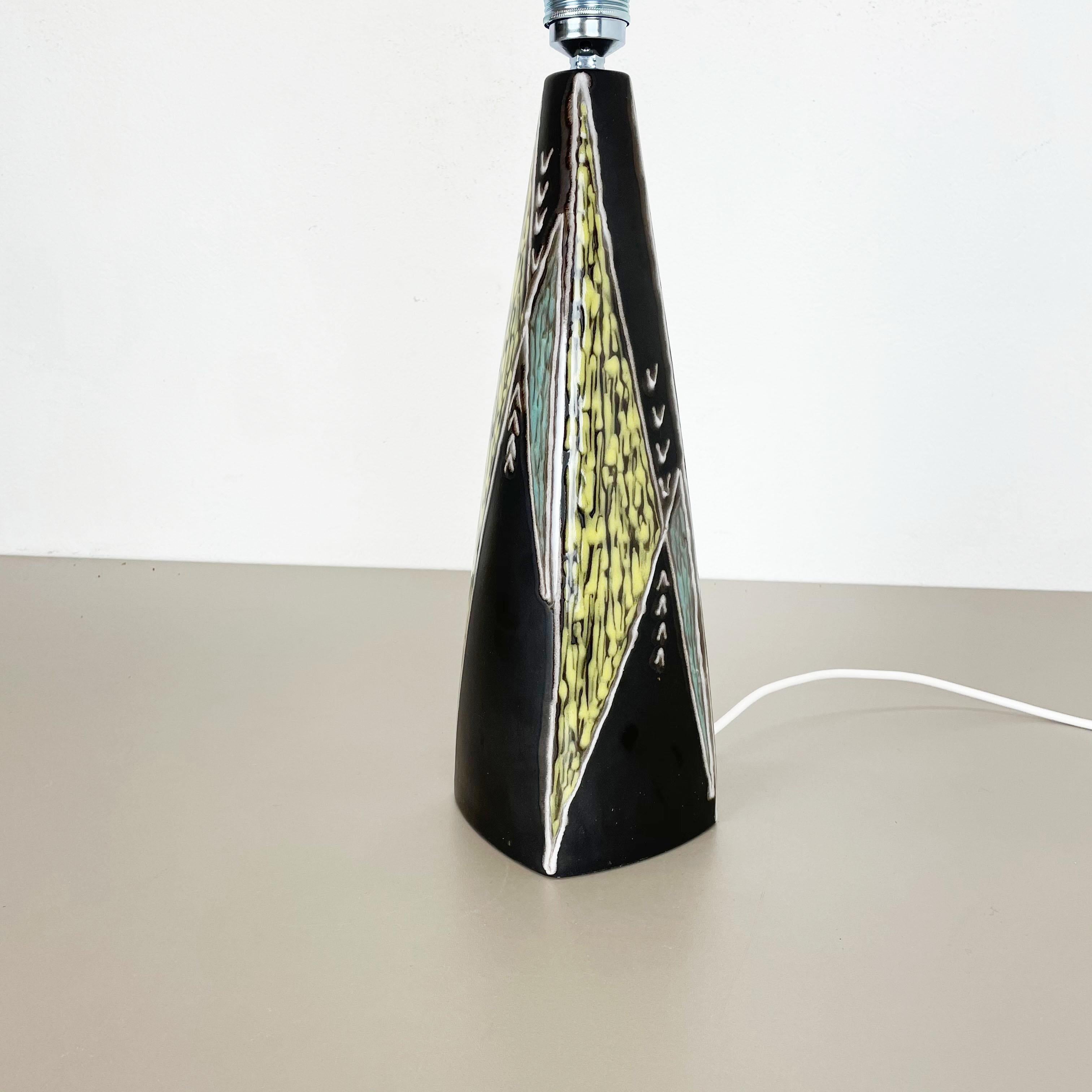 Mid-Century Modern Lampe de Table en Céramique 