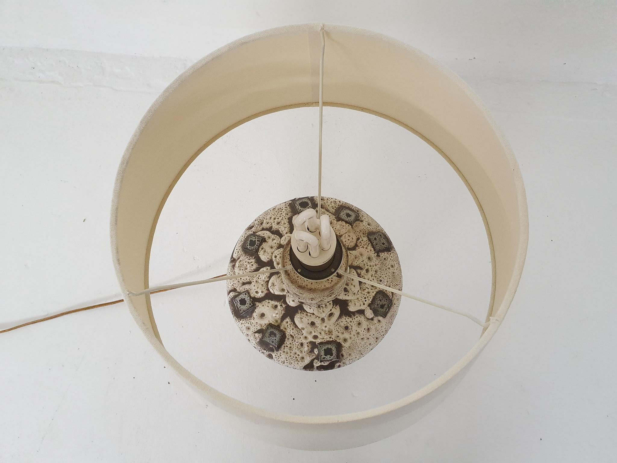 Lampada da tavolo in ceramica Attrb West-Germany, anni '60 in vendita 3