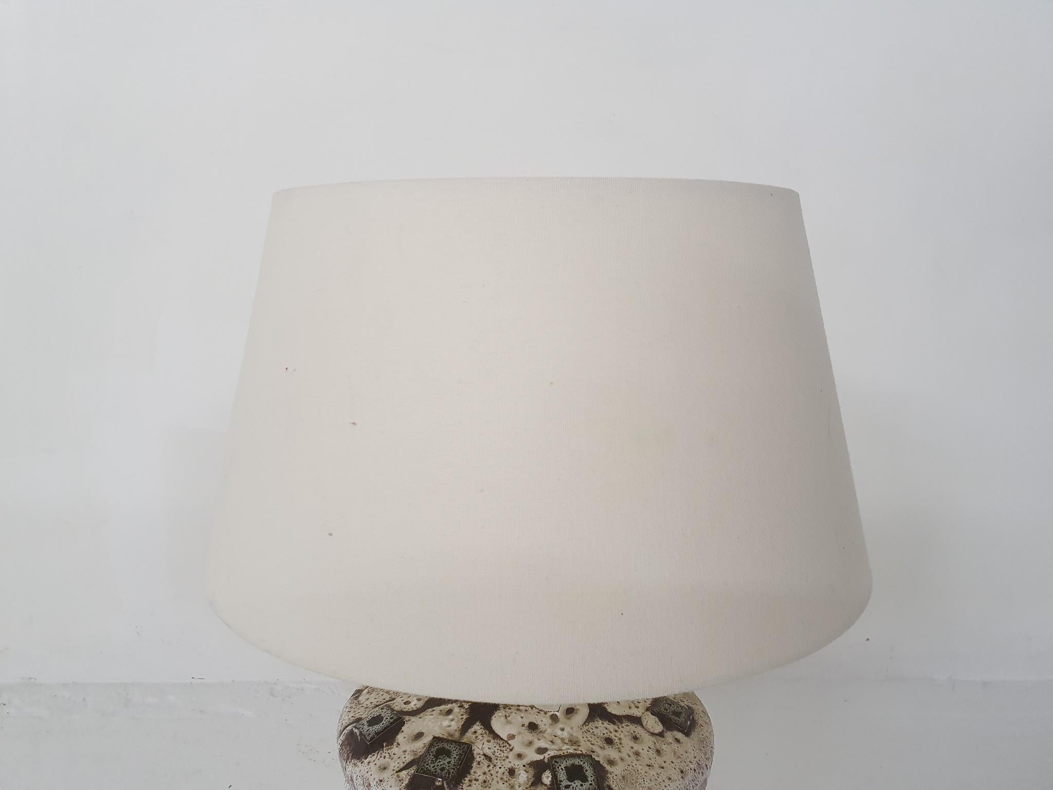 Ceramic Table Light Attrb West-Germany, 1960's For Sale 3