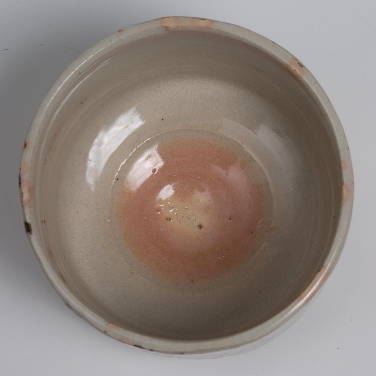 Ceramic Tea Bowl 'Chawan', by Kamisaka Sekka In Excellent Condition For Sale In Milano, IT