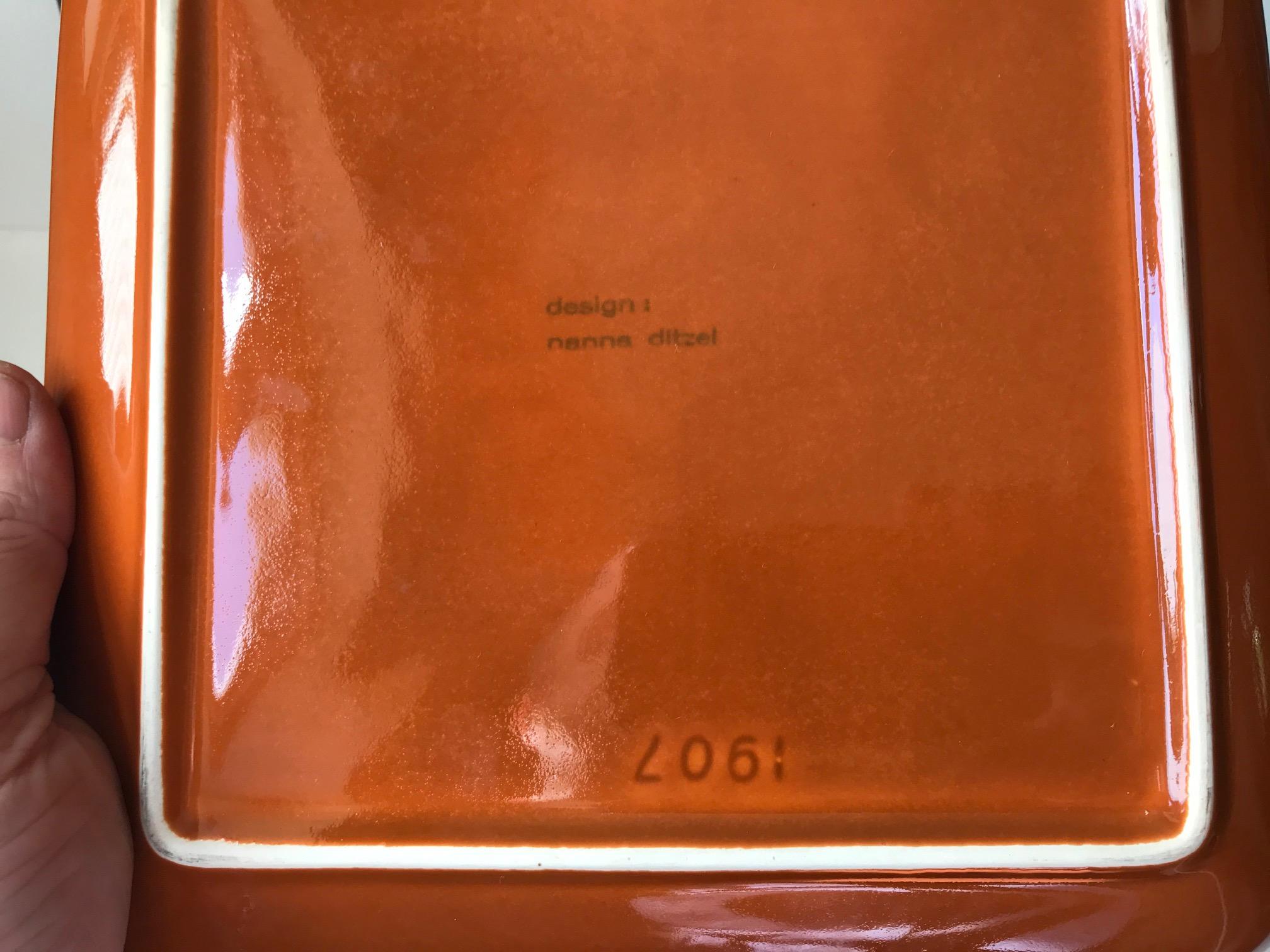 Servizio da tè in ceramica di Nanna Ditzel per Søholm, anni '70 in vendita 3