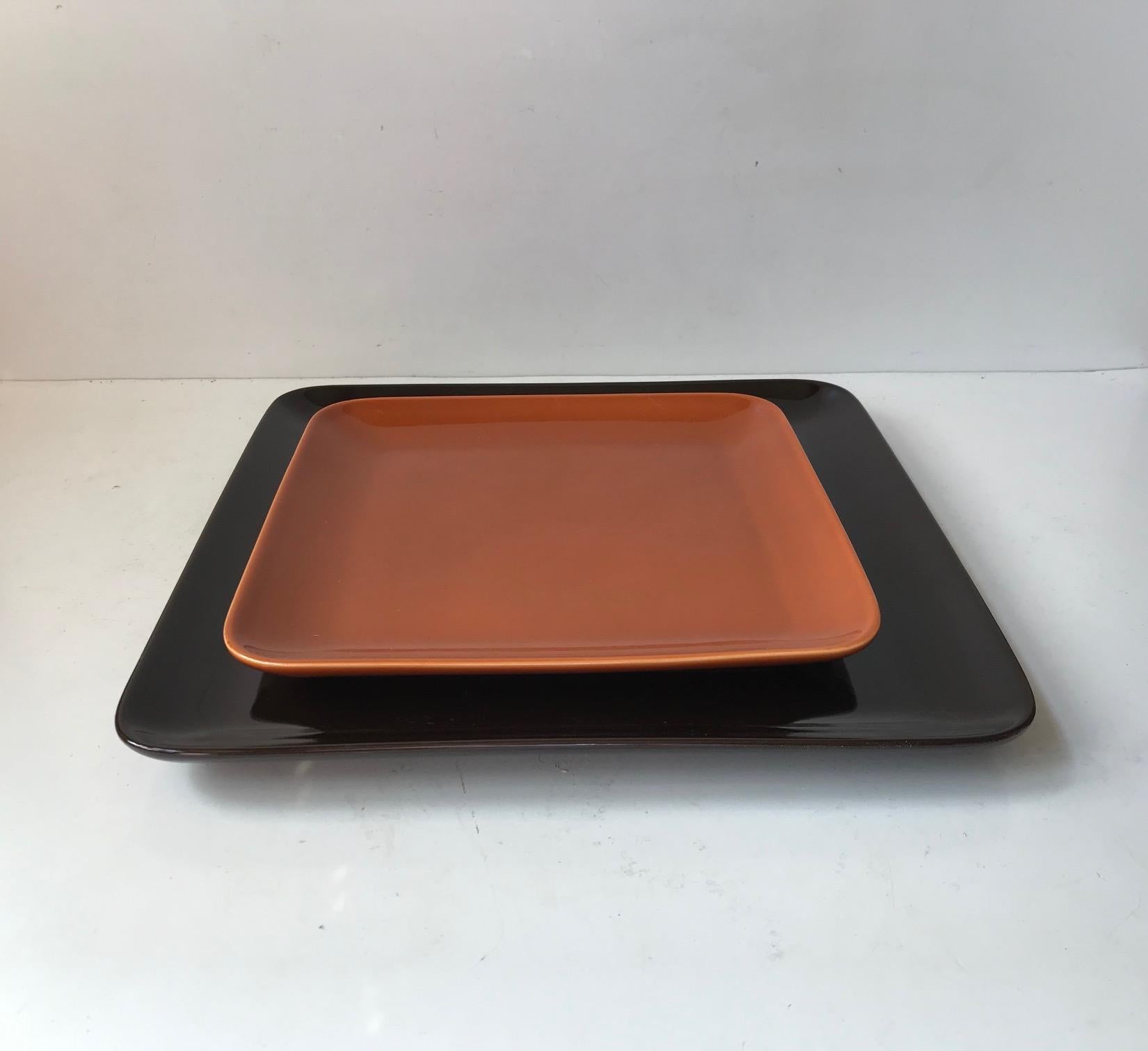 Metà XX secolo Servizio da tè in ceramica di Nanna Ditzel per Søholm, anni '70 in vendita