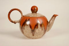 Ceramic Tea Set from 1930s, Czechoslovakia, in Cabana Style