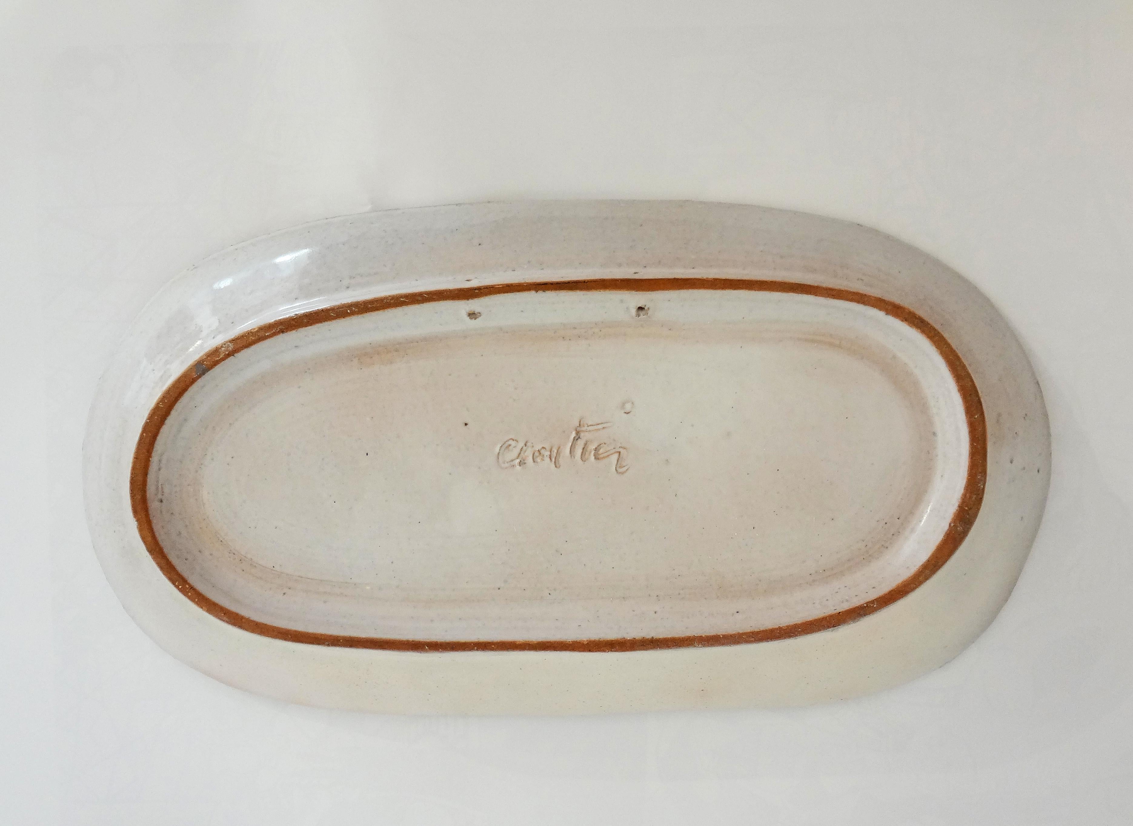 Ceramic Tidy Cup by Cloutier Brothers, circa 1970 In Excellent Condition For Sale In Paris, FR