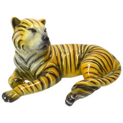 Ceramic Tiger Made in Italy