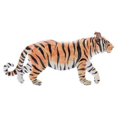 Ceramic  Tiger  Sculpture , hand made in South Africa