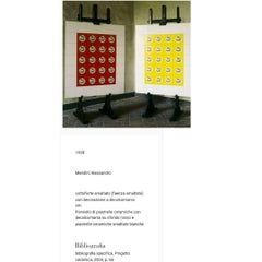 Ceramic Tile "ceramiche di faenza" Design Alessandro Mendini, 1998