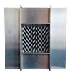 Optische Kachel aus Keramik entworfen von Ettore Sottsass für Cedit Ceramiche, 1968