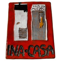 Vintage Ceramic Tile INA-CASA Italy 1949-1963