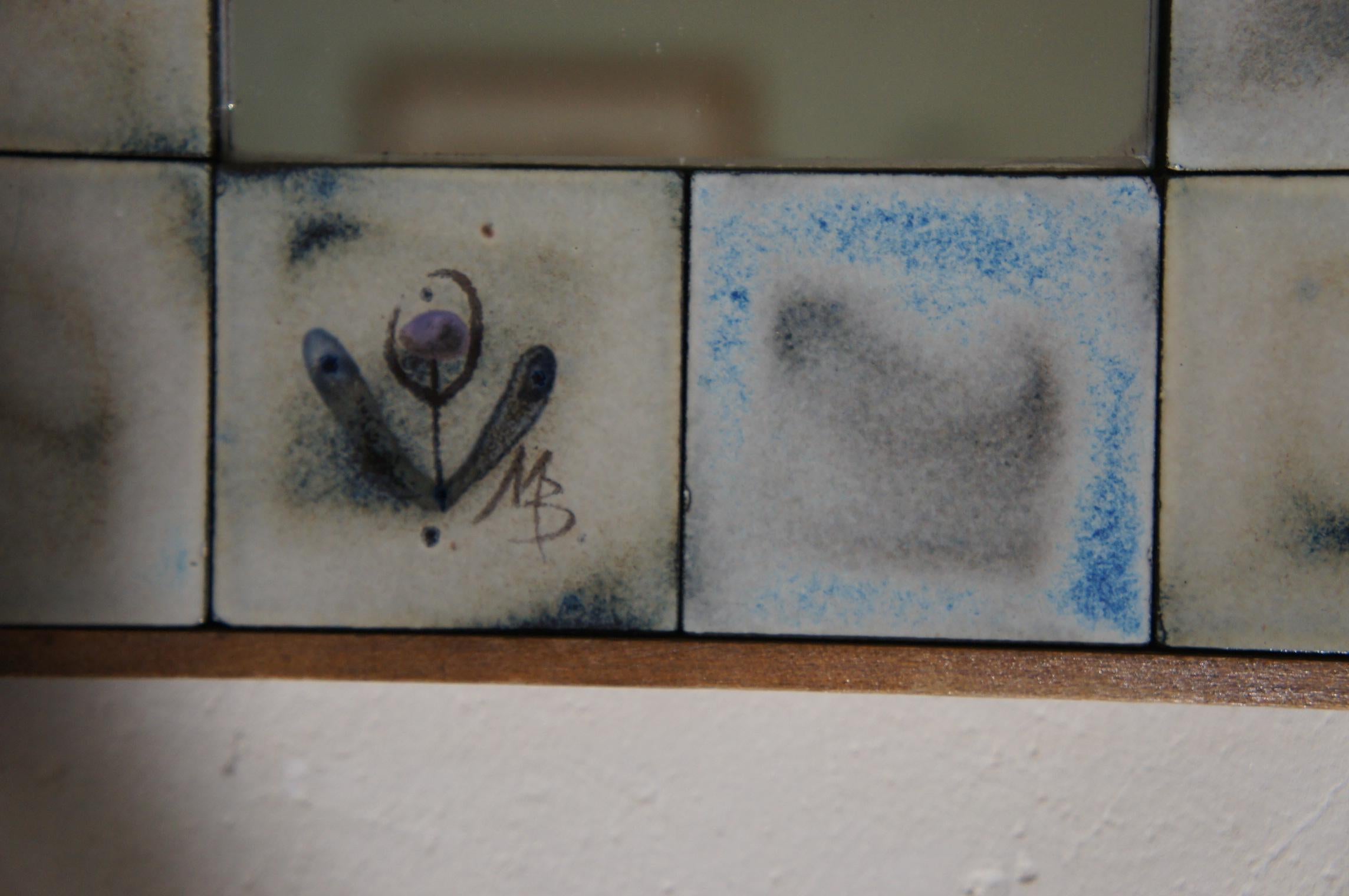 Mid-Century Modern ceramic tile michel boillot For Sale