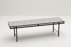 Ceramic Tile Sidetable, Germany 1960s