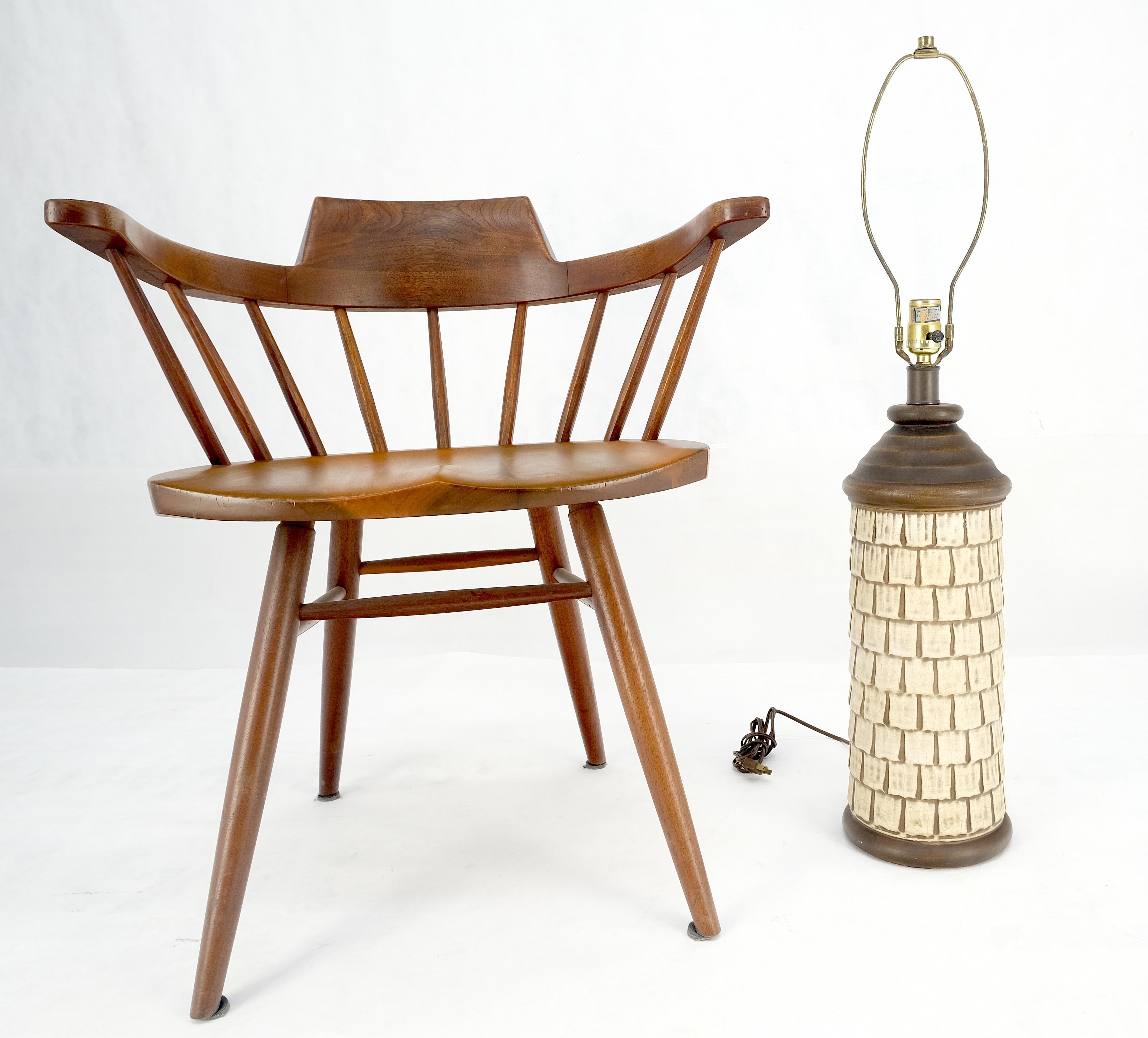 20th Century Ceramic Tile Style Cylinder Shape Table Lamp c1970s MINT! For Sale