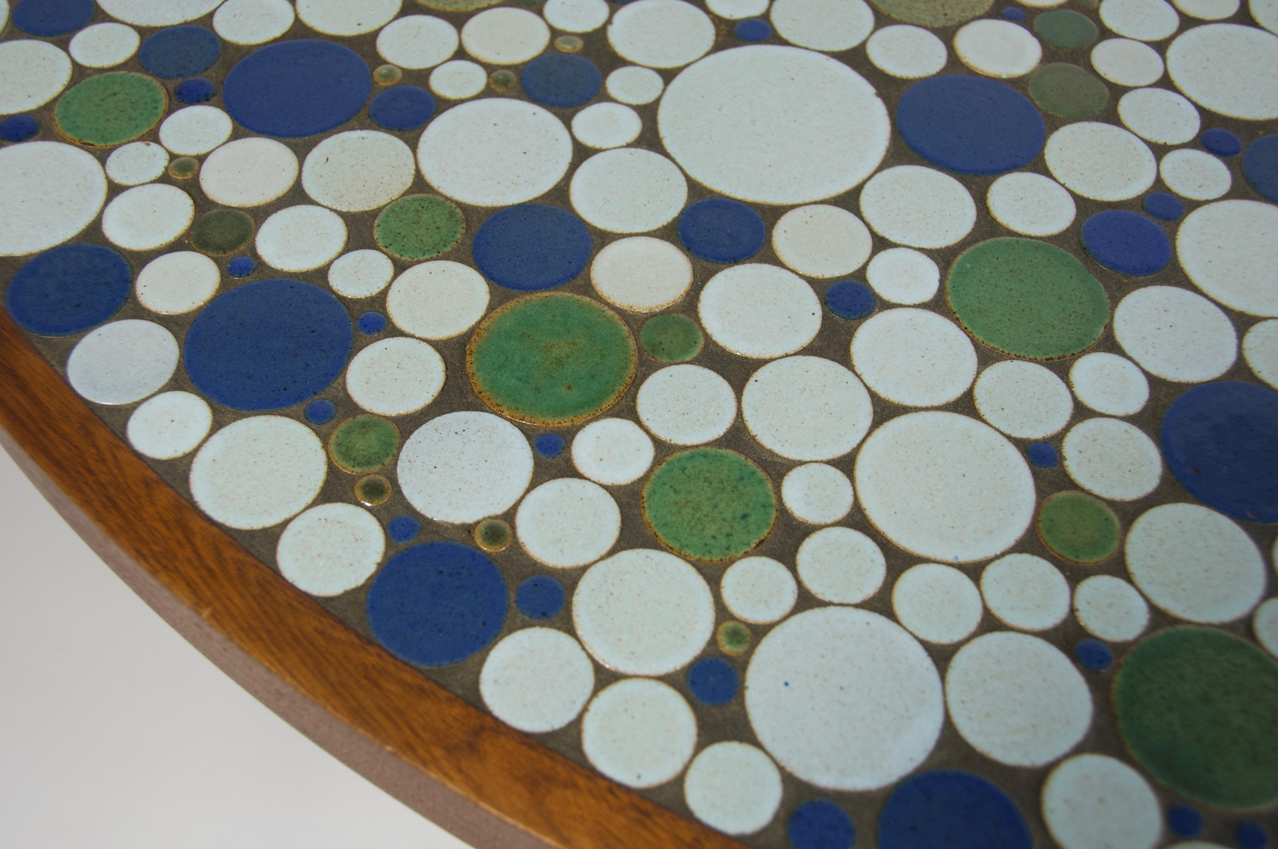 Ceramic Tile-Top Coffee Table by Gordon and Jane Martz 1