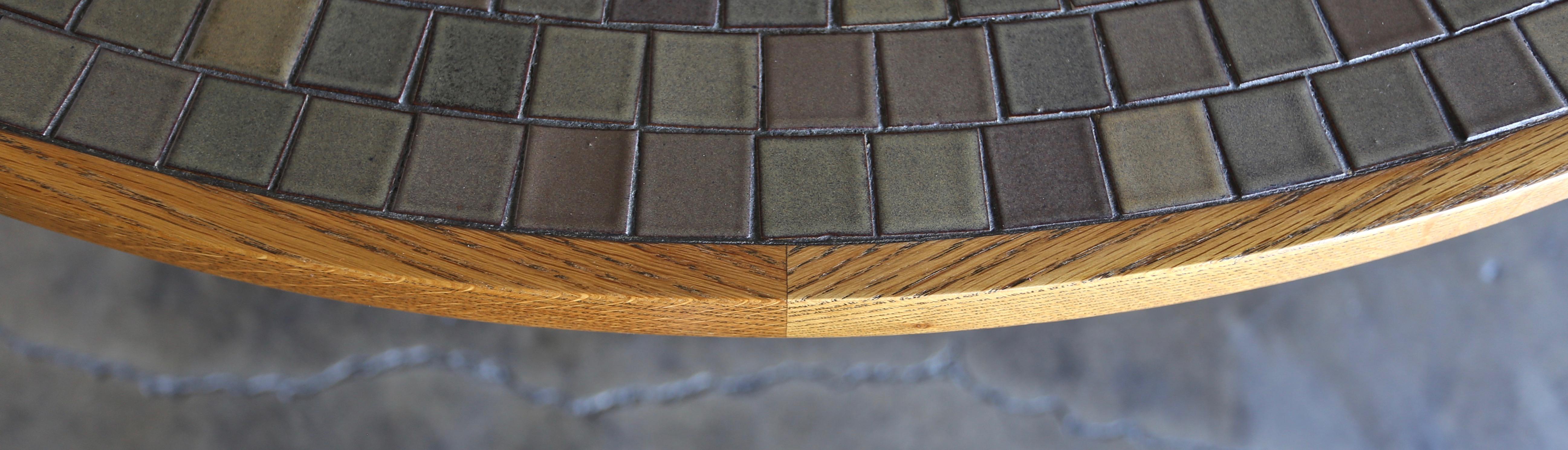 20th Century Ceramic Tile-Top Dining Table by Gordon and Jane Martz, circa 1965