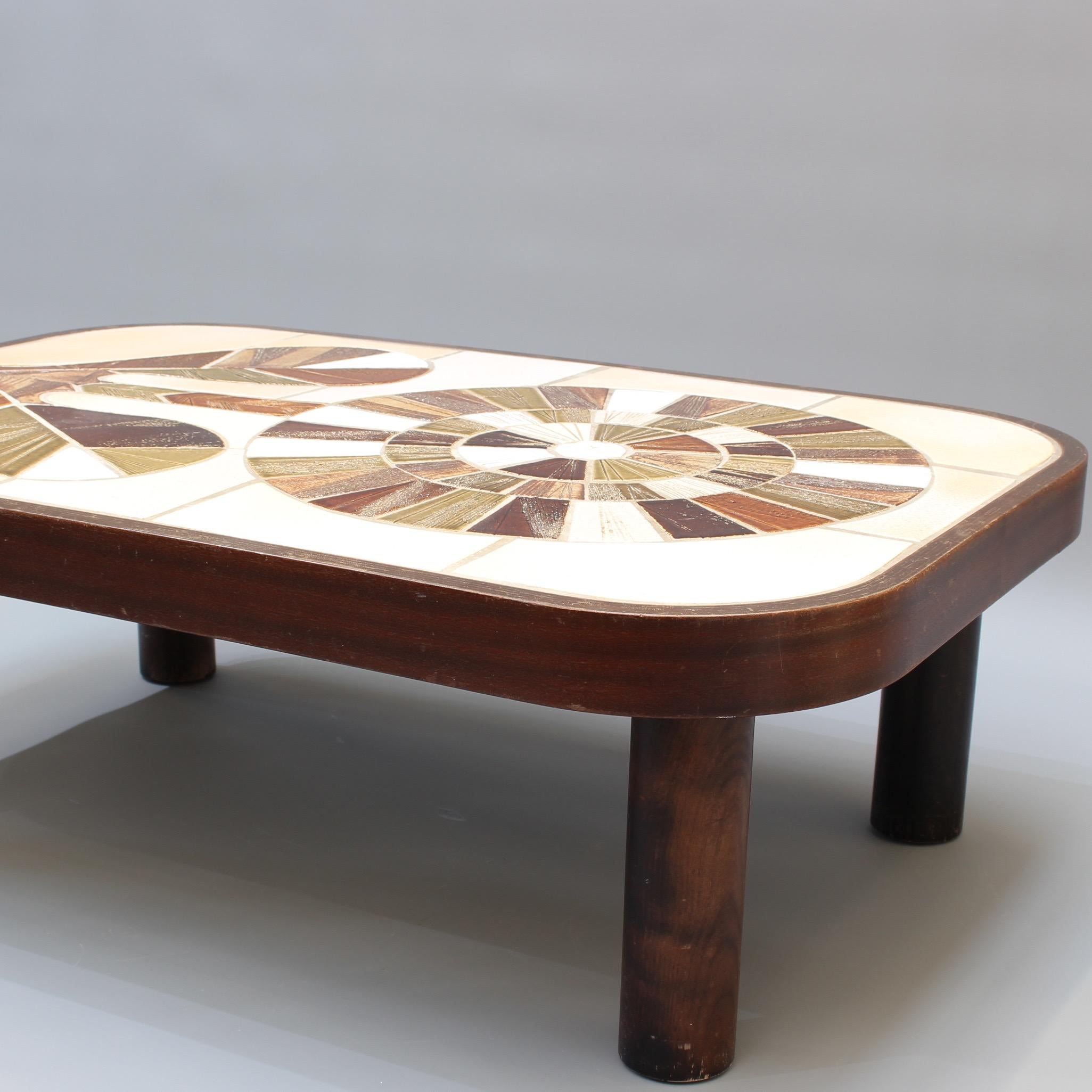 Ceramic Tiled Coffee Table by Roger Capron, circa 1970s 10