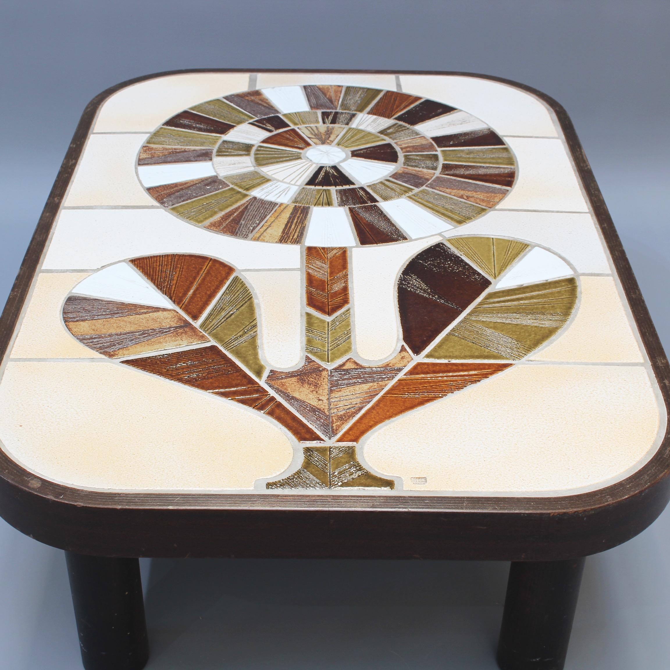 Ceramic Tiled Coffee Table by Roger Capron, circa 1970s 14