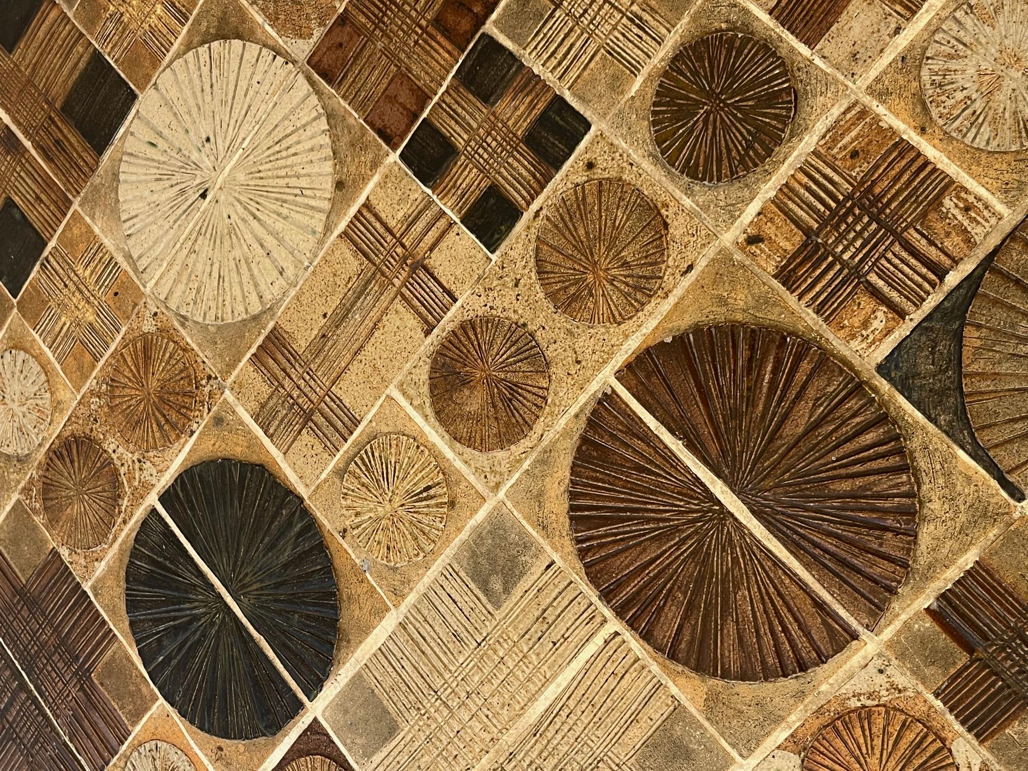 Mesa de centro cuadrada de cerámica y palisandro de Tue Poulsen y Erik Wørst Años 60 en venta 6