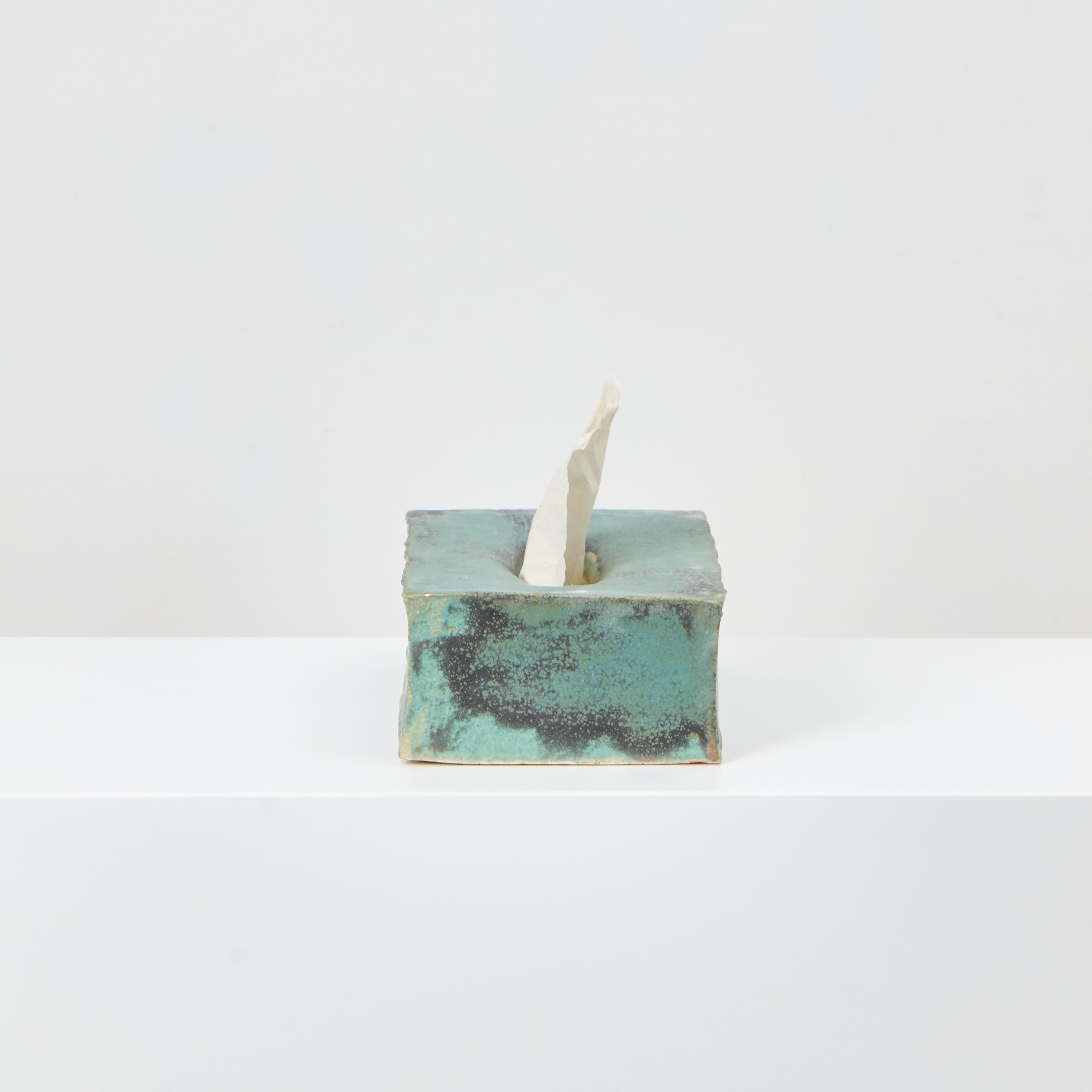 Portoghese Scatola per tessuti in ceramica in vendita