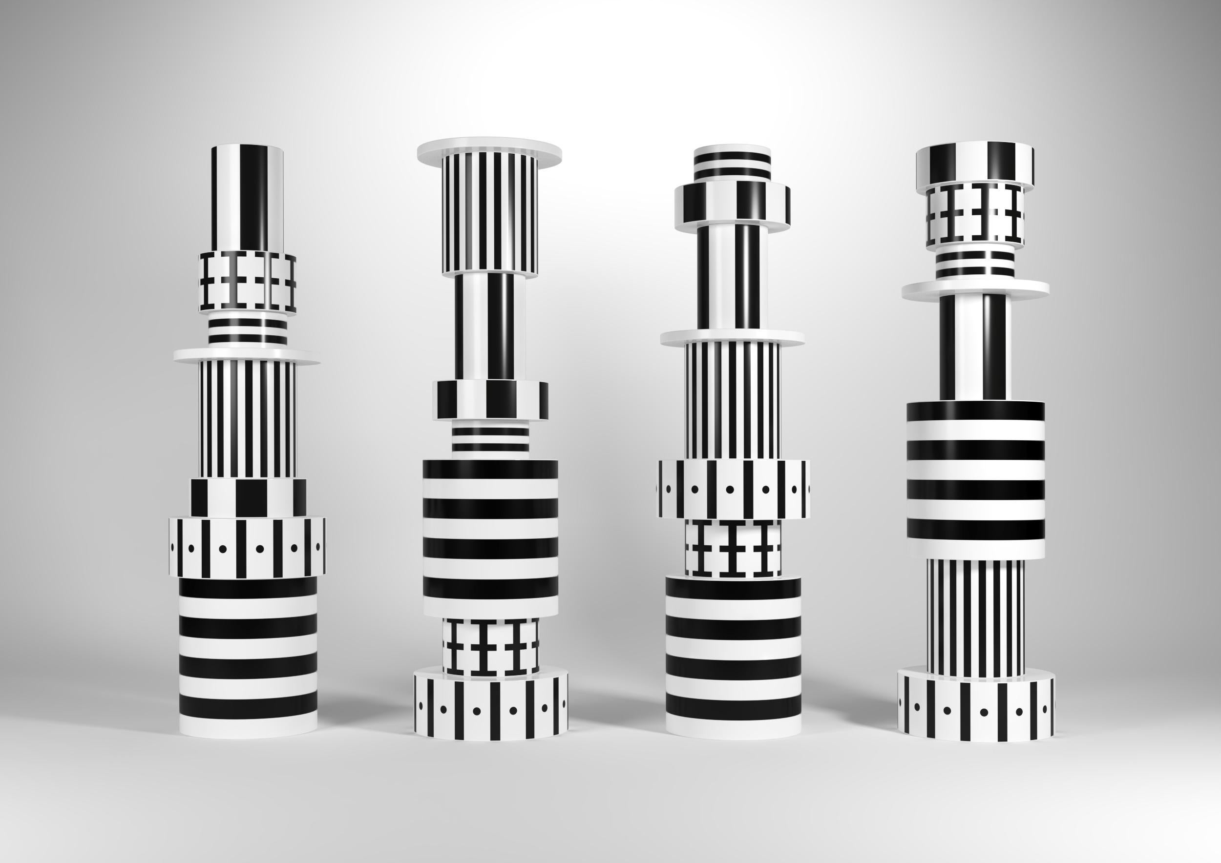 Totem in ceramica Model A di Alessandro Guerriero per Superego Editions in vendita 1