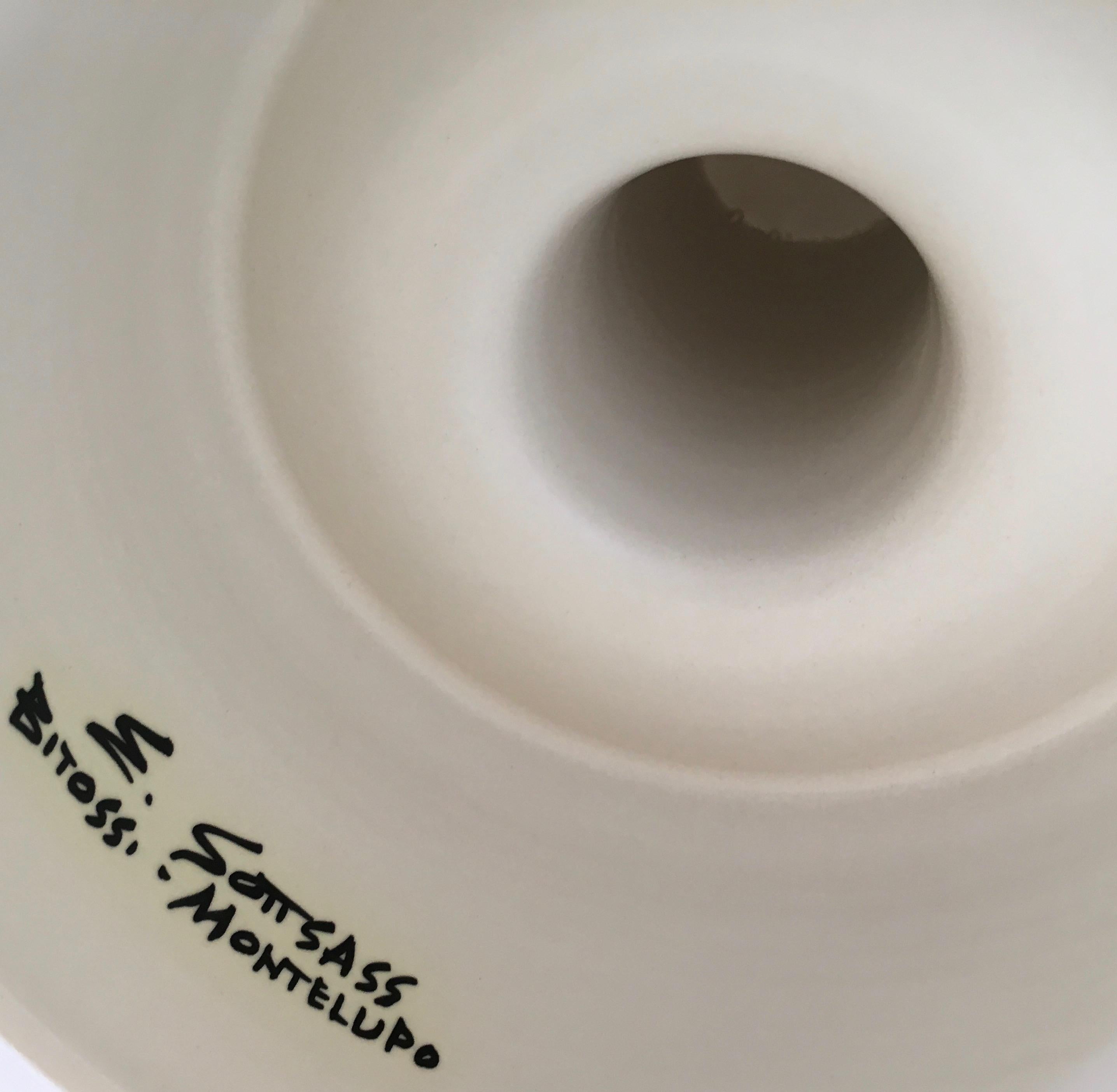 Contemporary Ceramic TOTEM Vase by Ettore Sottsass, Italy, 2010