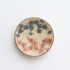 Ceramic Traditional Hand Painted Plate by Catalan Artist Diaz COSTA, circa 1960