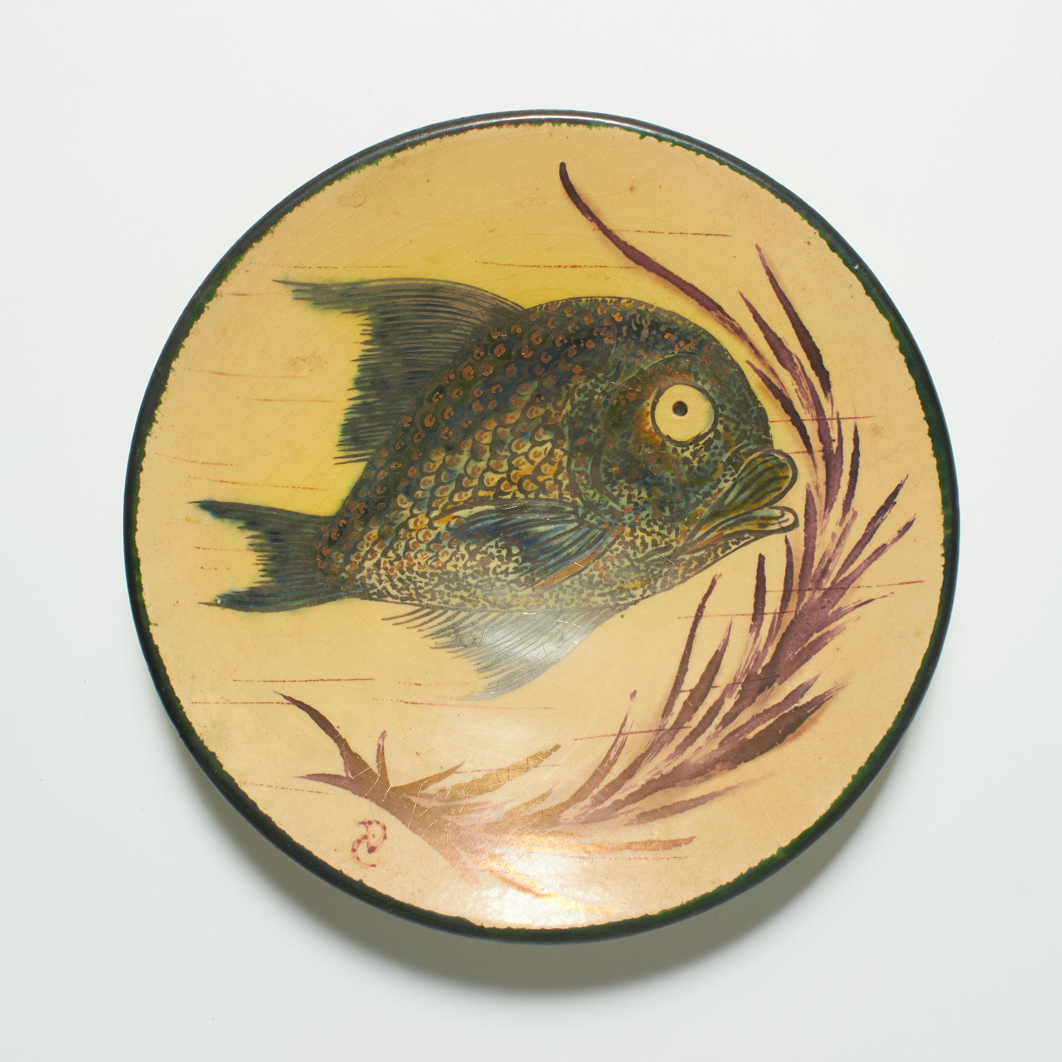 Immerse yourself in the artistic legacy of Catalan artist Diaz Costa with our vintage hand-painted ceramic plate artwork, circa 1960. This exquisite piece captures the essence of mid-century design, showcasing Diaz Costa's craftsmanship and unique