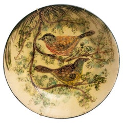 Ceramic Traditional Hand Painted Plate by Catalan Artist Diaz Costa, circa 1960