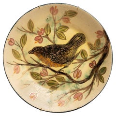 Ceramic Traditional Hand Painted Plate by Catalan Artist Diaz COSTA, circa 1960