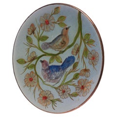 Ceramic Traditional Hand Painted Plate by Catalan Artist Diaz Costa, circa 1960