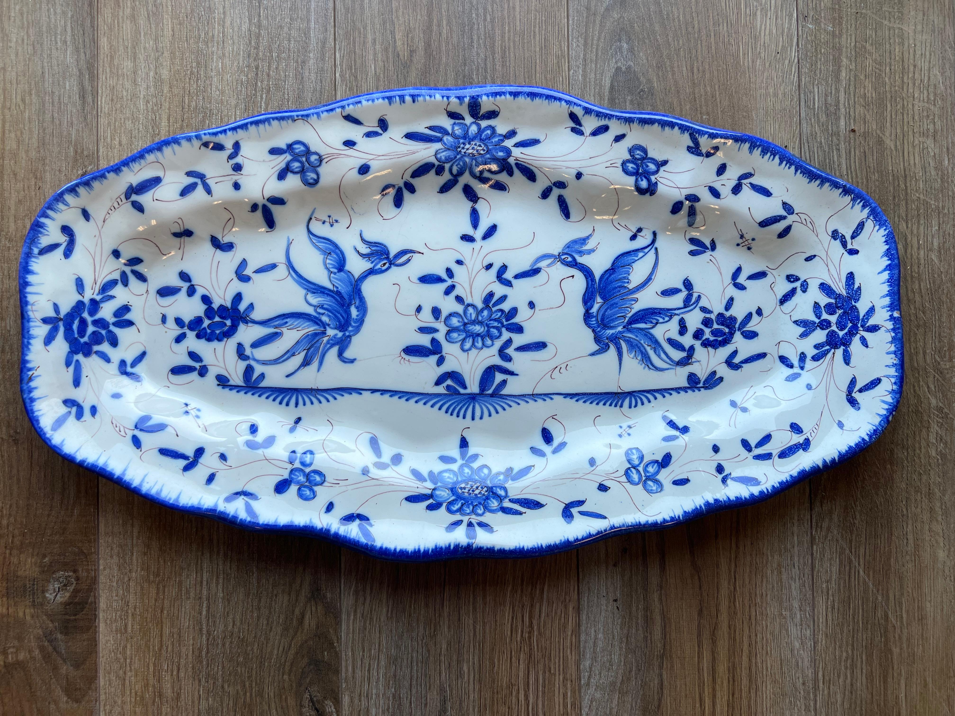 Dutch Colonial Ceramic Tureen and Tray