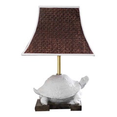 Lampada da tavolo Tartaruga in ceramica di Zaccagnini, anni '70