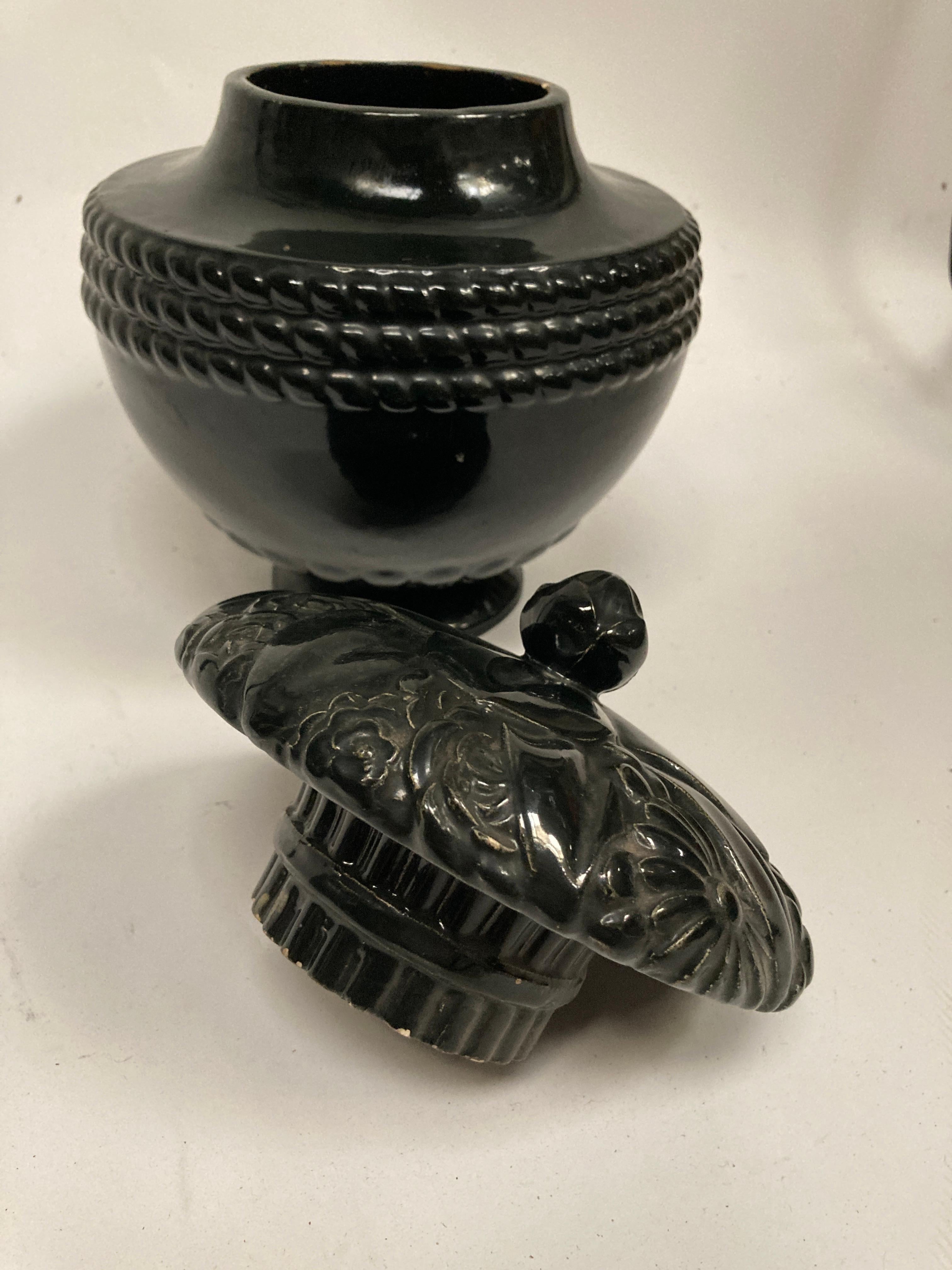 Keramische Urne, entworfen von Louis Sue und André Mare im Angebot 2