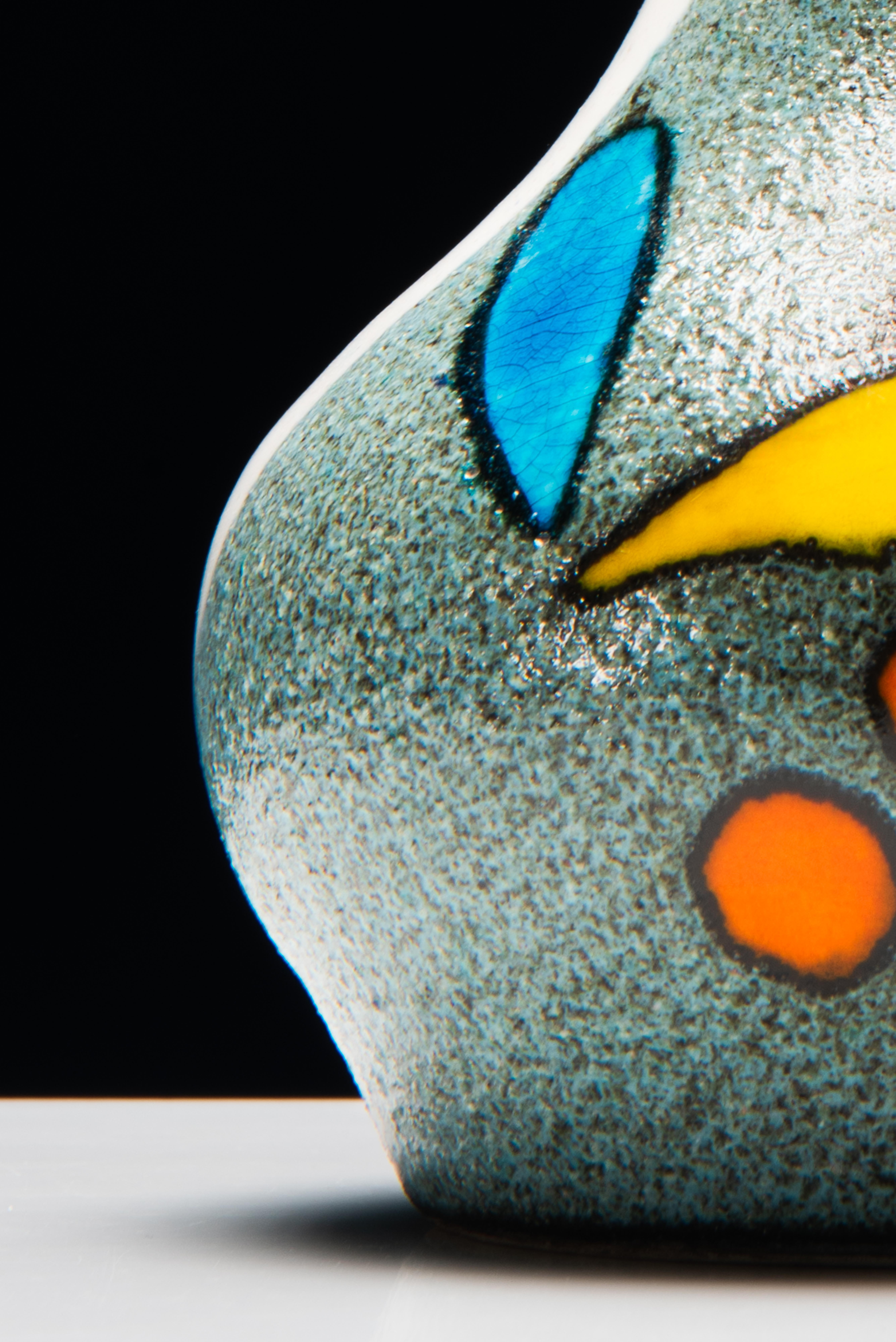 Vaso in ceramica - Anni '50 - Francia - Gilbert Valentin & Les Archanges in vendita 1