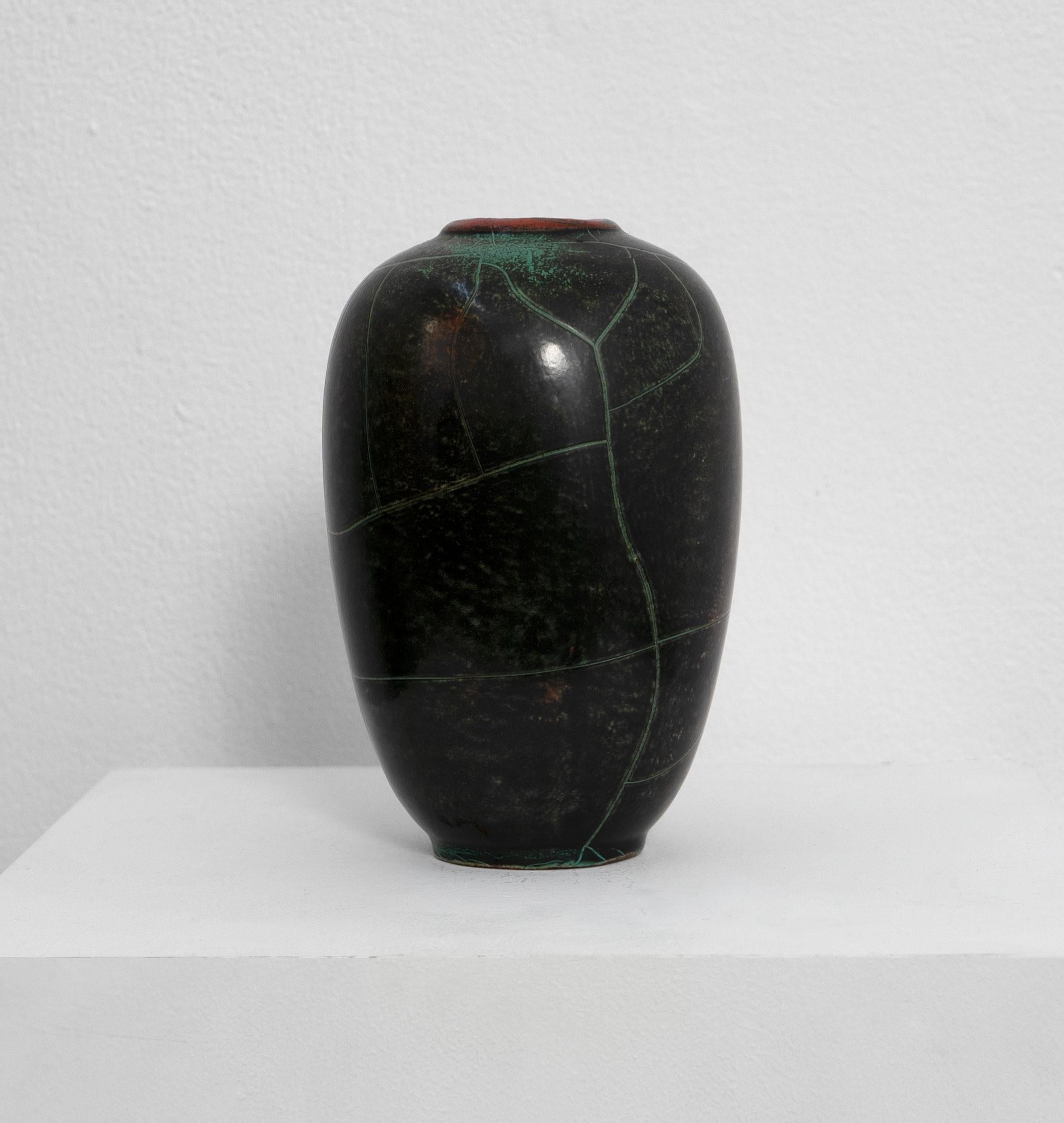 Brutalismo Vaso in ceramica 2 di Richard Uhlemeyer (1900 - 1954), 1950 ca. in vendita