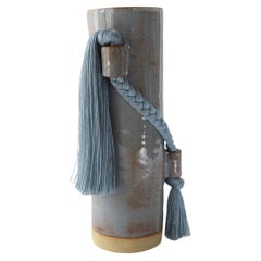Ceramic Vase 695 by Karen Gayle Tinney, Blue