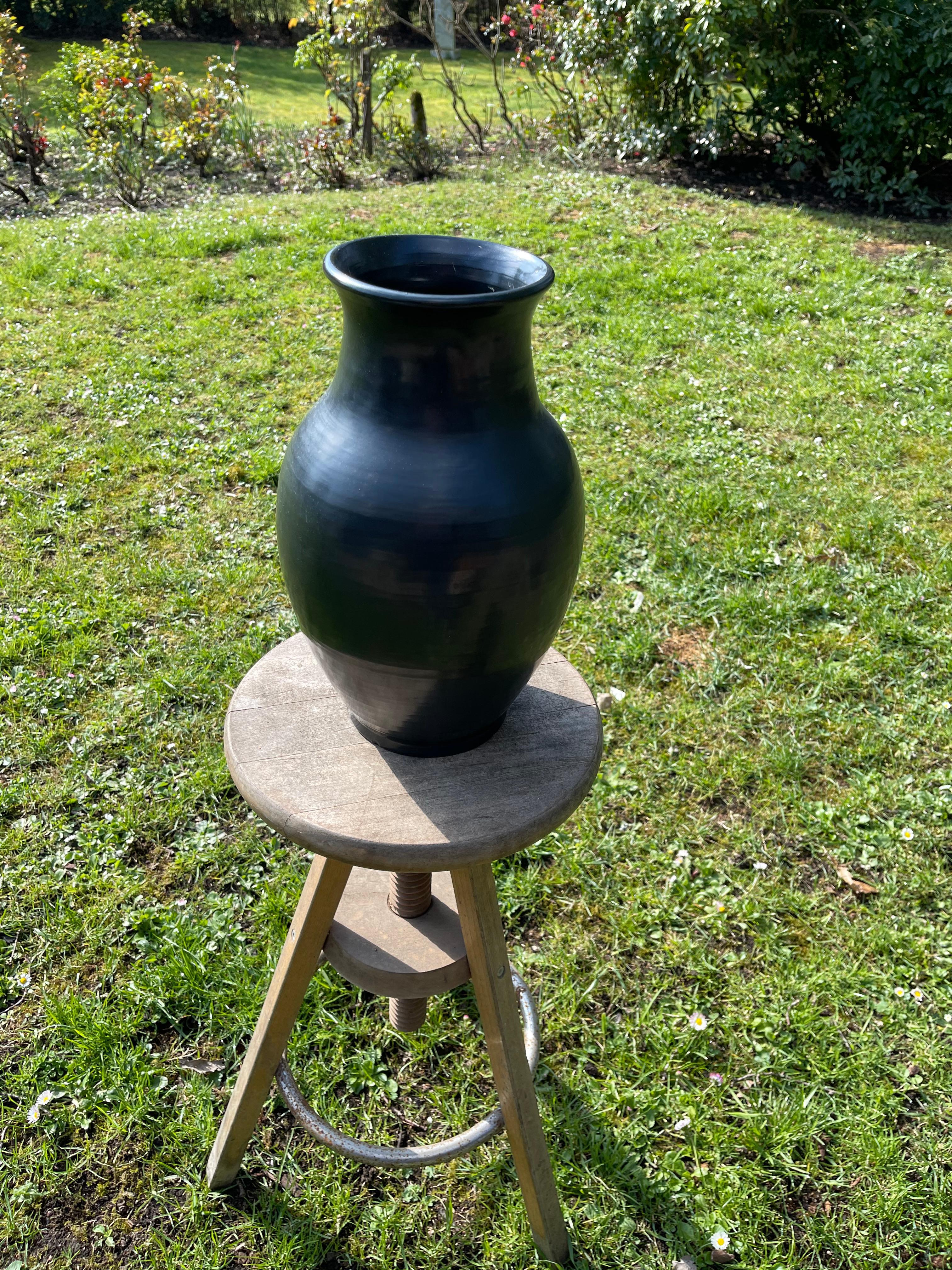 French Ceramic Vase Accolay