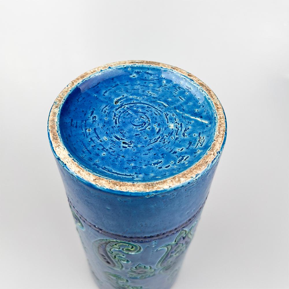 Italian Ceramic vase, Aldo Londi for Bitossi, Italy 1970s For Sale