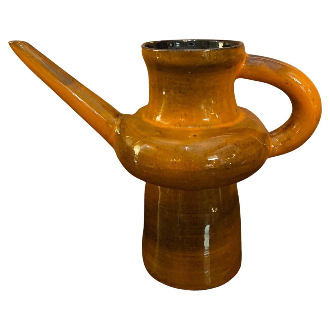 Ceramic Vase "Arrosoir" by Jean de Lespinasse, Vallauris, France, 1960s For Sale