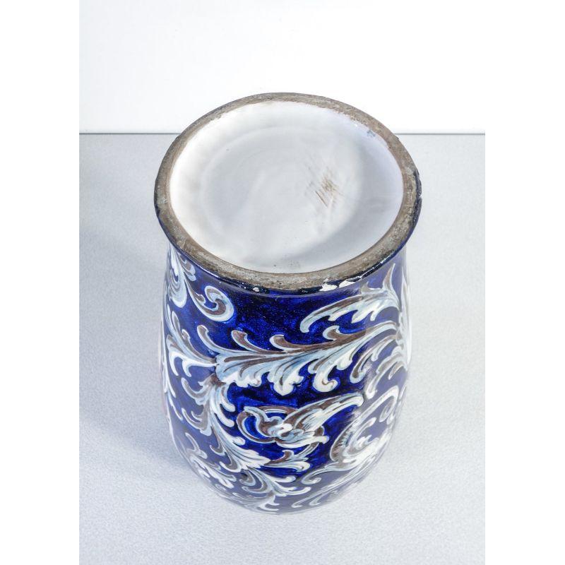 Ceramic Vase, Attr. to Molaroni Manufacture. Pesaro, Italy For Sale 4