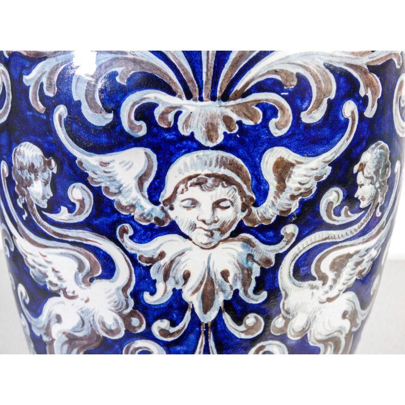 Ceramic Vase, Attr. to Molaroni Manufacture. Pesaro, Italy For Sale 1
